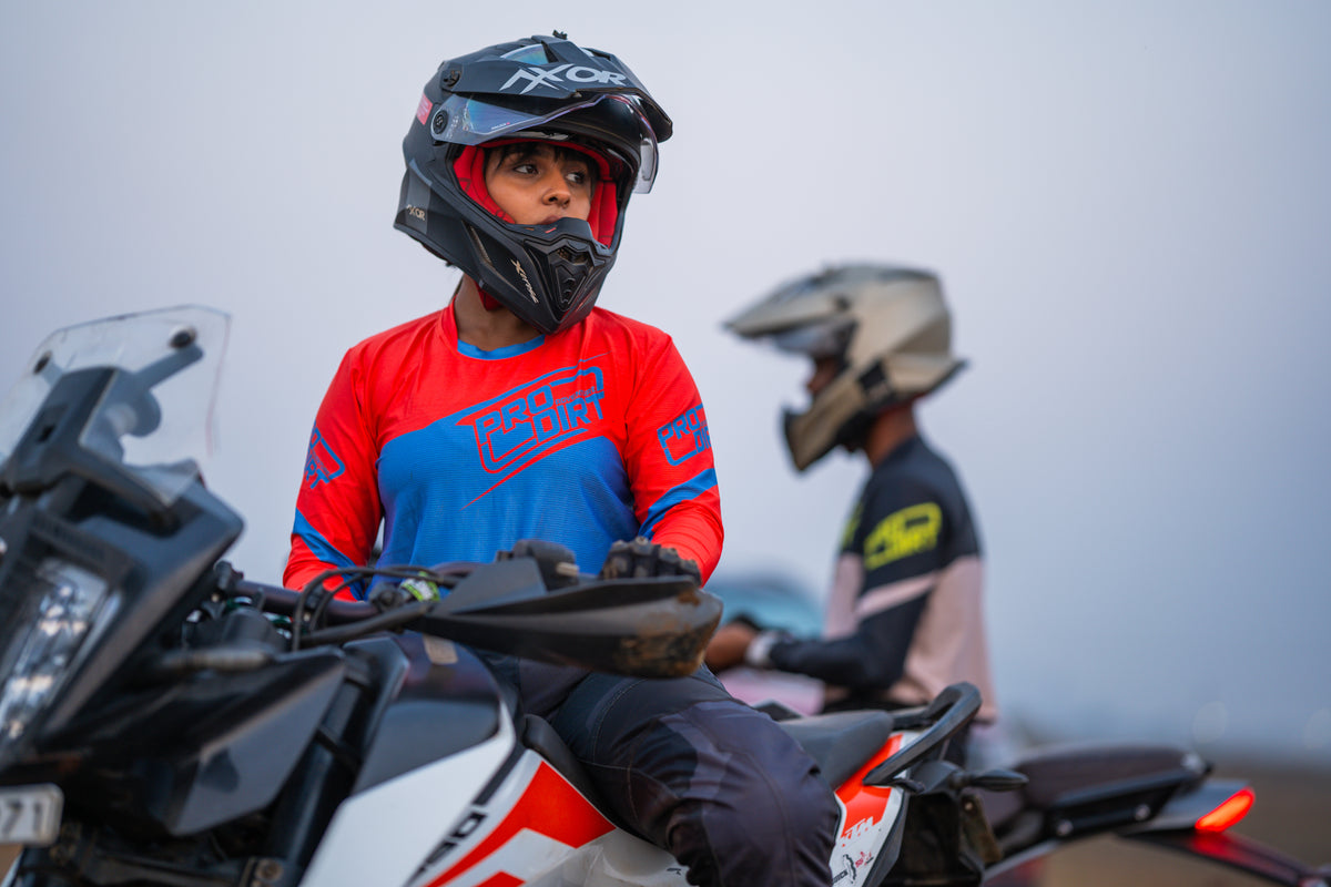 Pro Dirt Adventure Jersey (Orange/Blue)