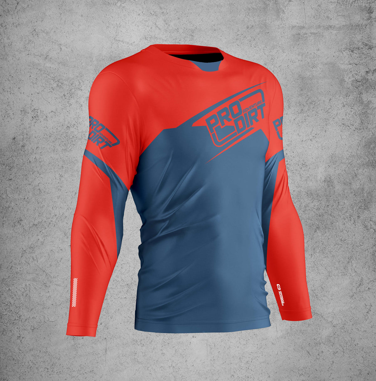Pro Dirt Adventure Jersey (Orange/Blue)